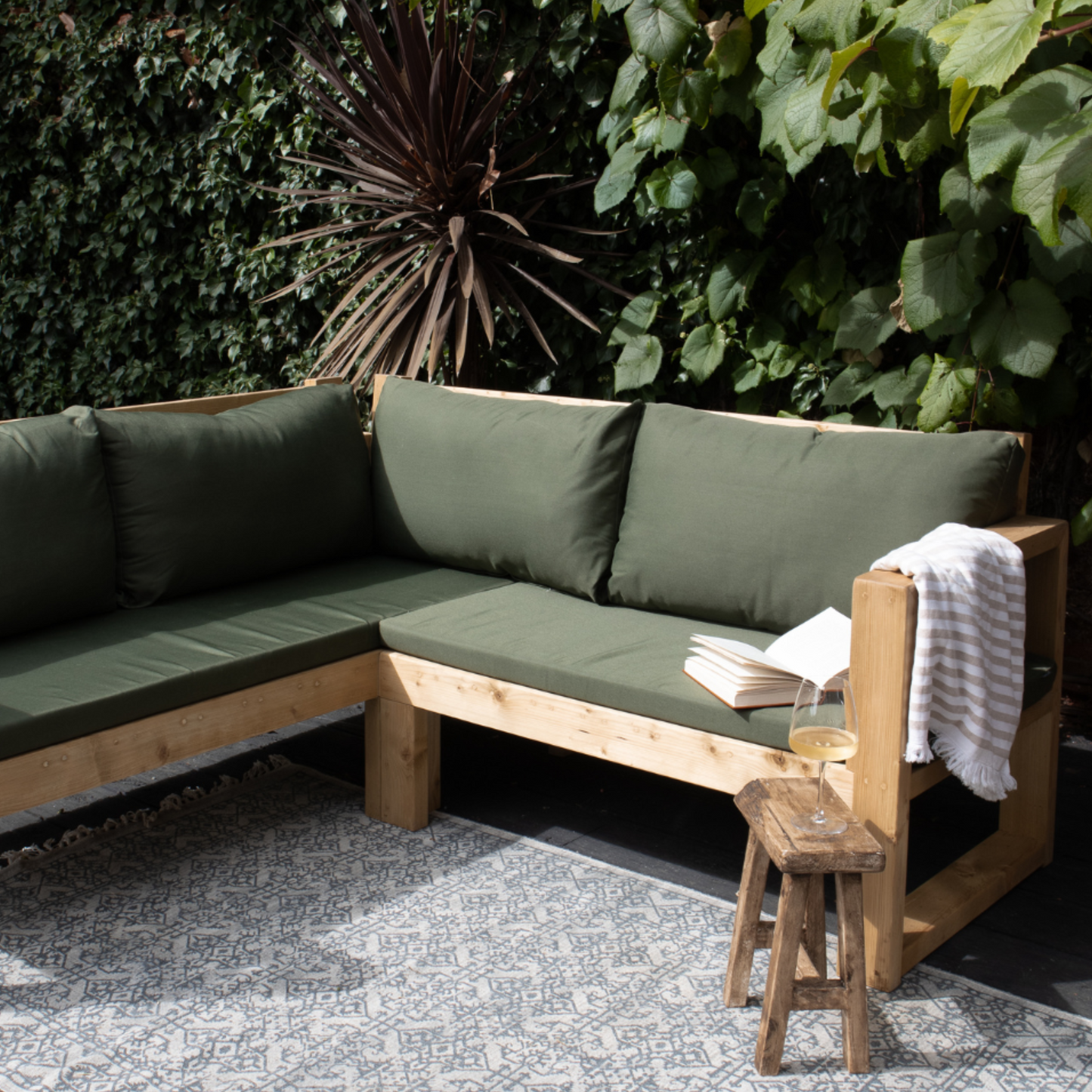 The Maddox | L shape garden sofa