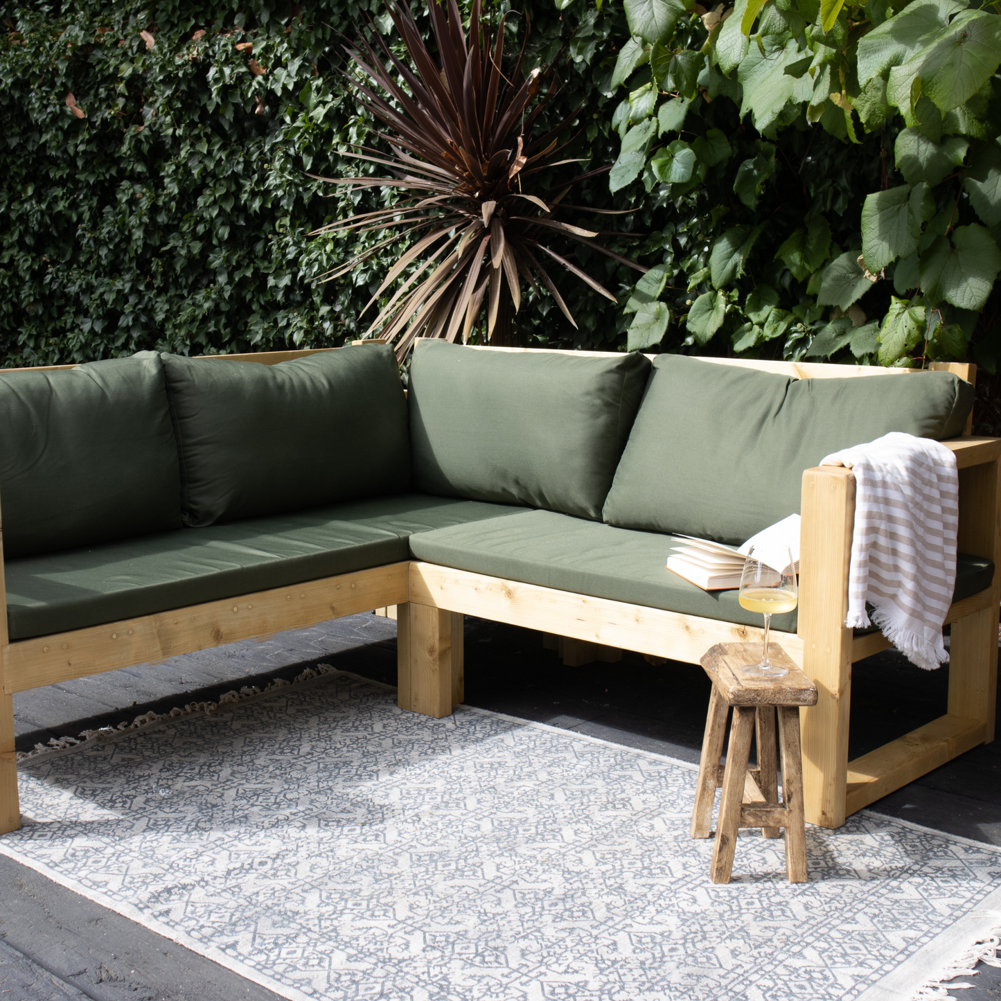 The Maddox | L shape garden sofa